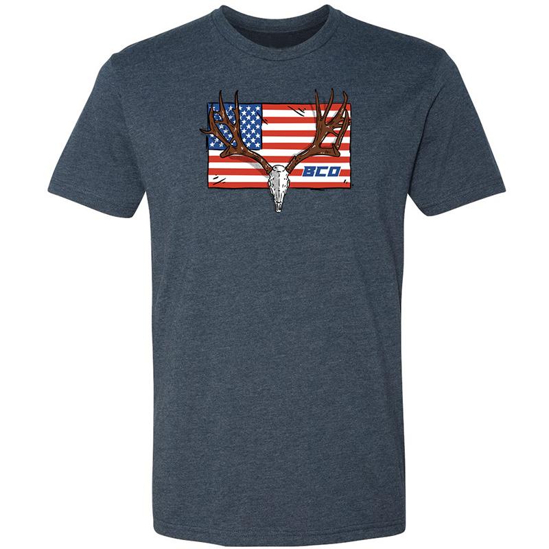 American Flag Muley T-Shirt